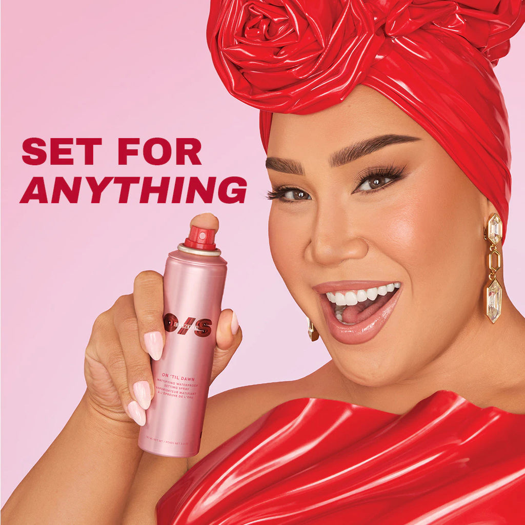 ONE/SIZE by Patrick Starrr  On 'Til Dawn Mattifying Waterproof Setting Spray Big & Bitty Duo