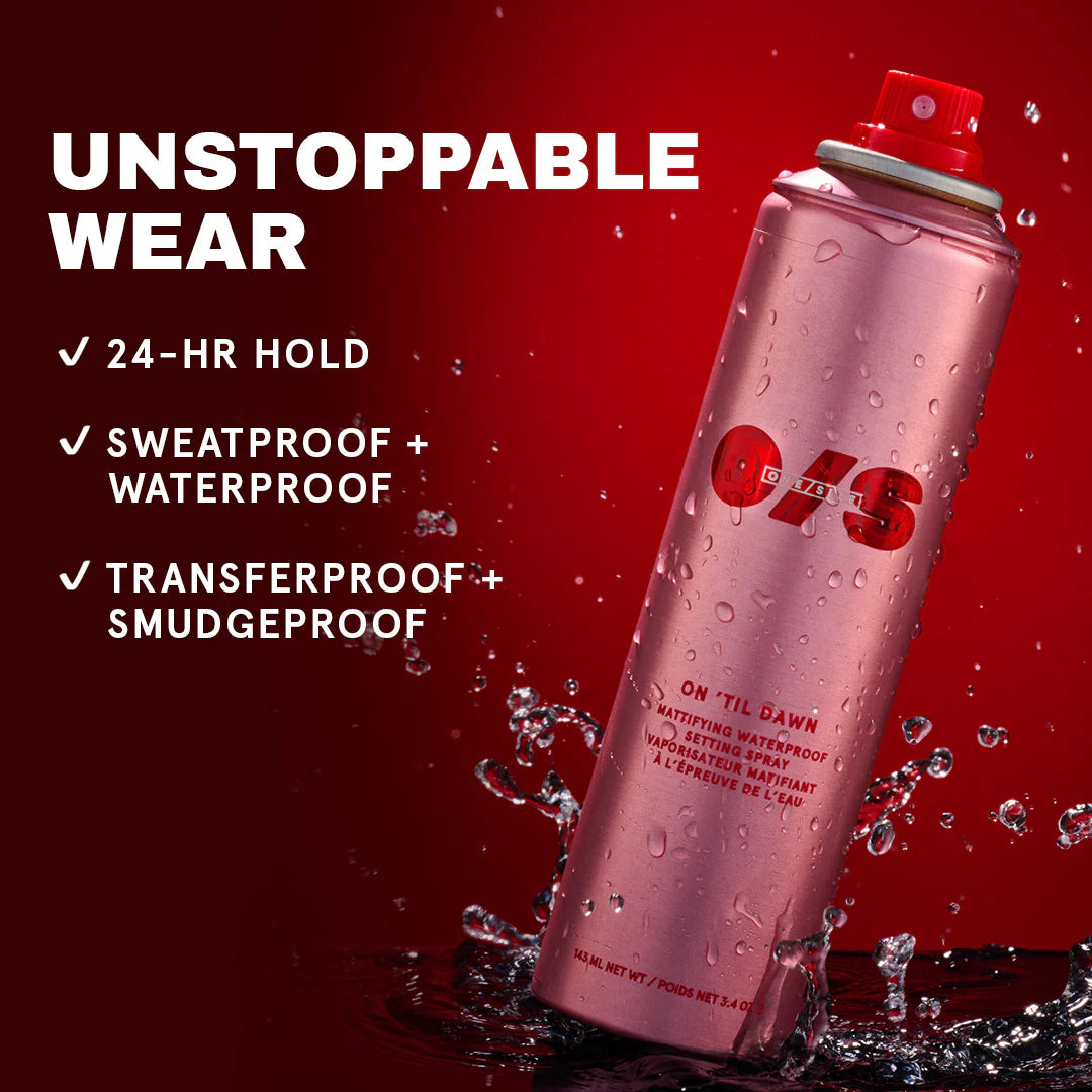 ONE/SIZE by Patrick Starrr  On 'Til Dawn Mattifying Waterproof Setting Spray Big & Bitty Duo