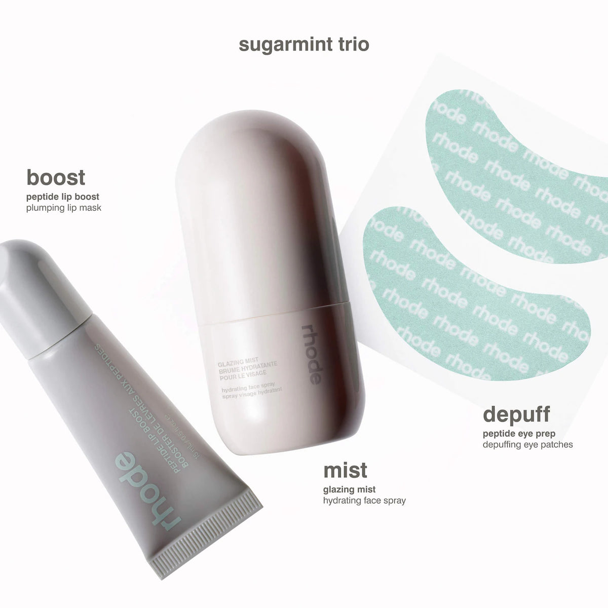 rhode  Sugarmint Trio Limited Edition Skincare Set