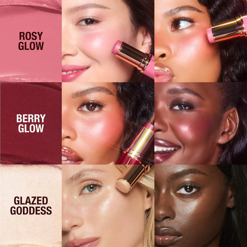 Charlotte Tilbury  Mini Unreal Blush + Glow Trio