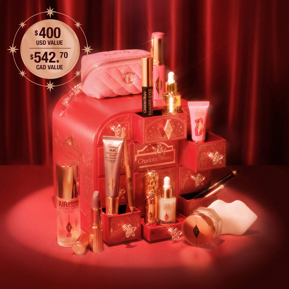 Charlotte Tilbury  Charlotte's Hollywood Beauty Wonderland Advent Calendar - NO INCLUYE ENVIO GRATIS
