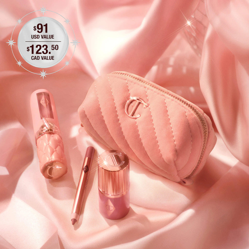 Charlotte Tilbury  Pillow Talk Everyday Icons Lip & Cheek Makeup Gift Set