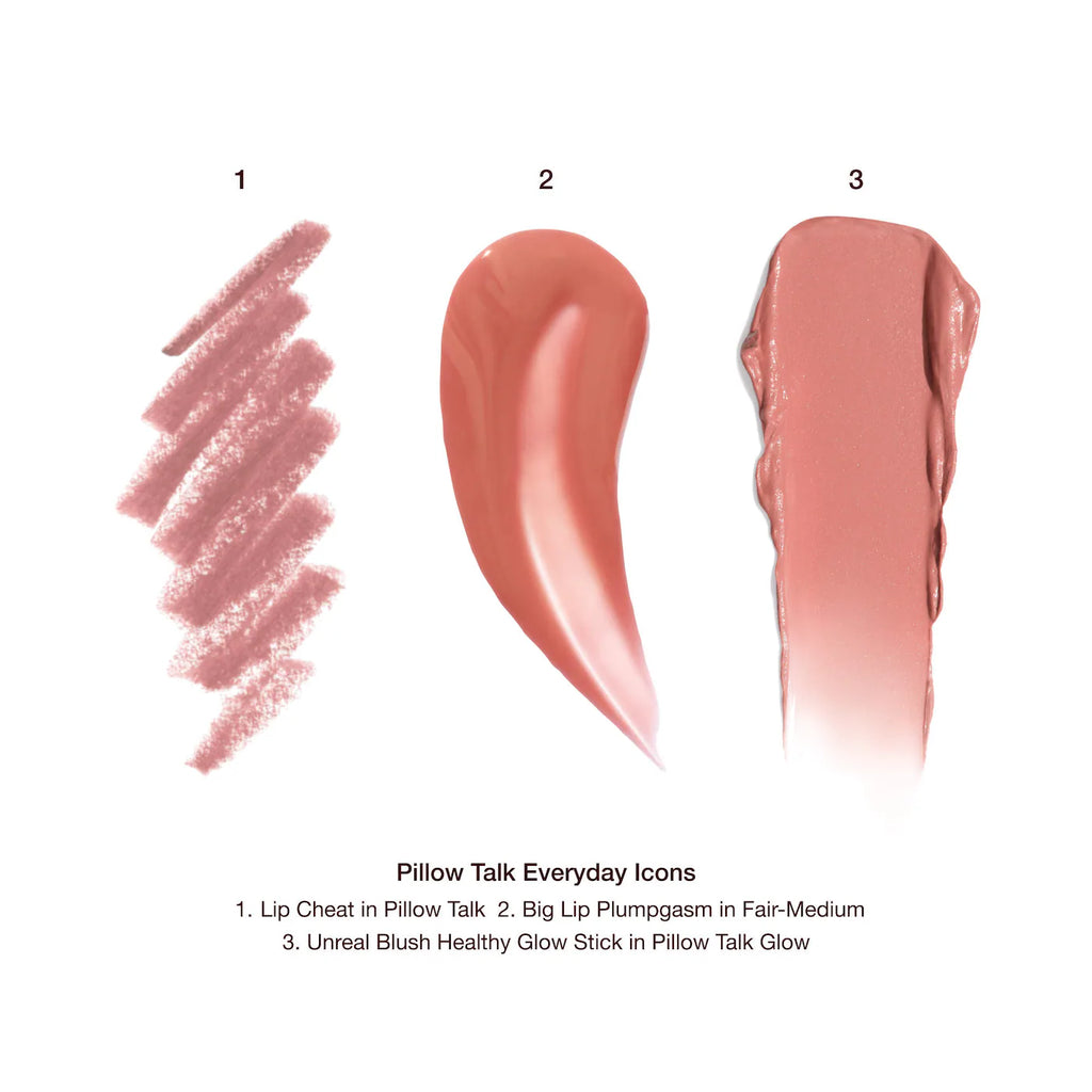 Charlotte Tilbury  Pillow Talk Everyday Icons Lip & Cheek Makeup Gift Set