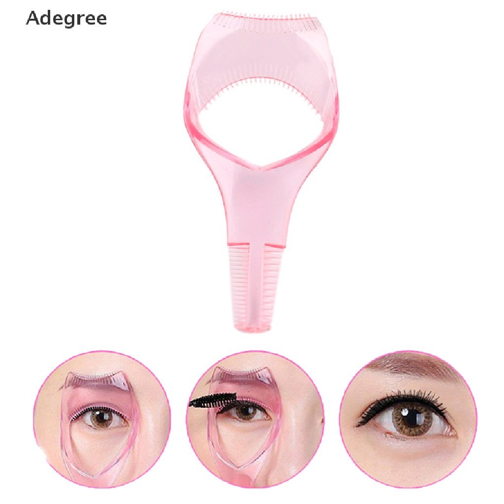 Shield Applicator Guard Guía de pestañas para maquillaje, Herramienta de cepillo de pestañas, 3 en 1
