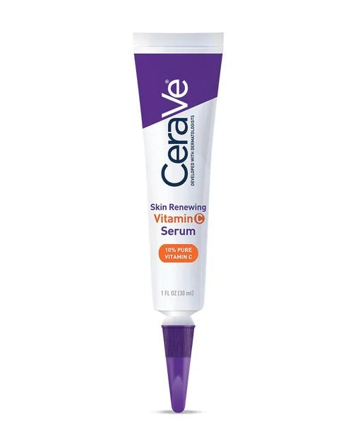CeraVe Vitamin C Face Serum, Skin Brightening Serum with Hyaluronic Acid