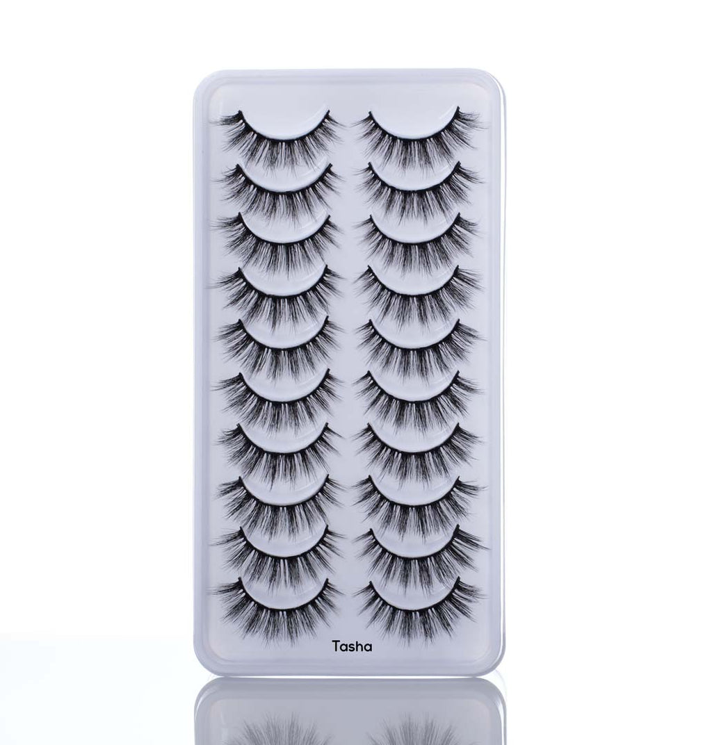 BRYKA MAKEUP Pestañas 3D Tasha x 10 pares