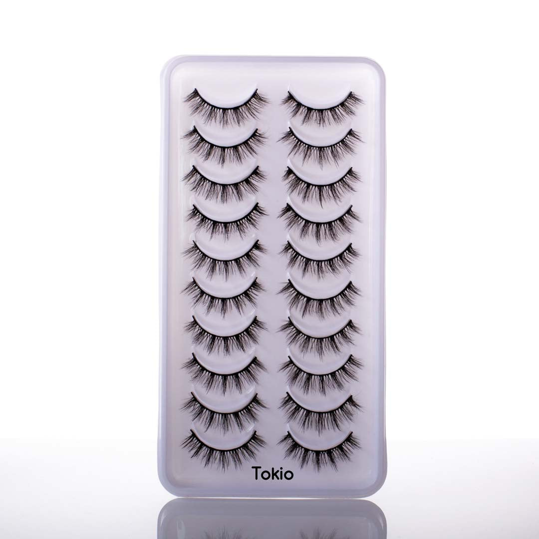 BRYKA MAKEUP Pestañas 3D Tokio x 10 pares