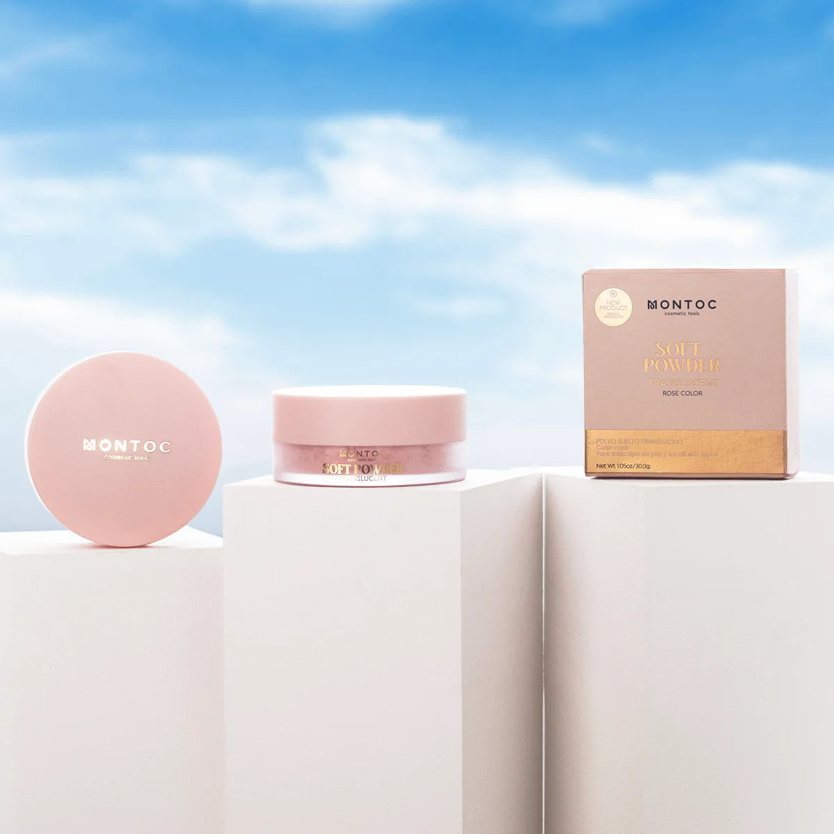 MONTOC COSMETIC Polvo Suelto Rosado soft-powder