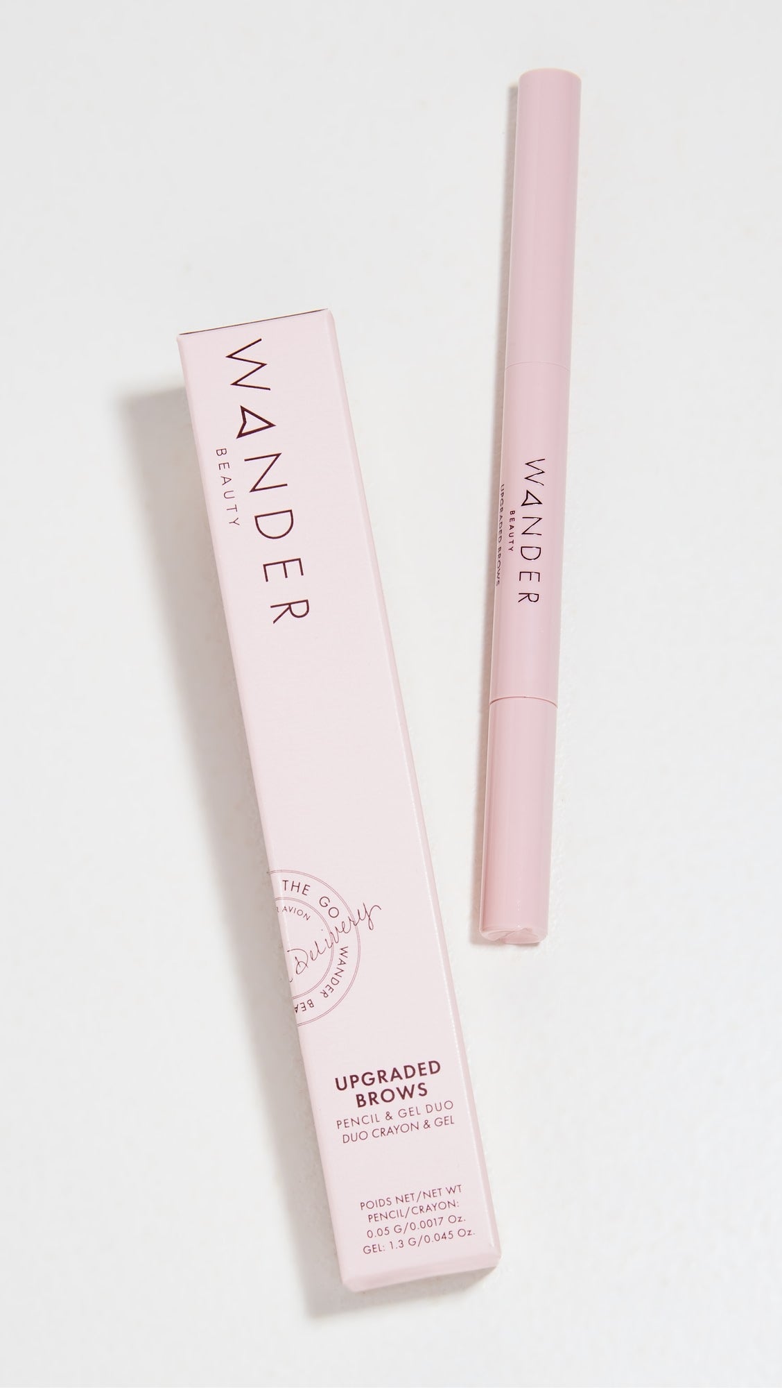 WANDER BEAUTY Lápiz de Cejas Mejorado y Dúo de Gel MEDIUM
