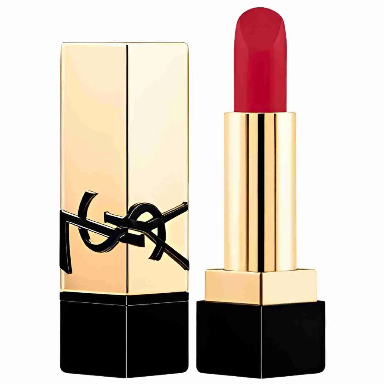 Yves Saint Laurent  Rouge Pur Couture Caring Satin Lipstick with Ceramides Deluxe mini