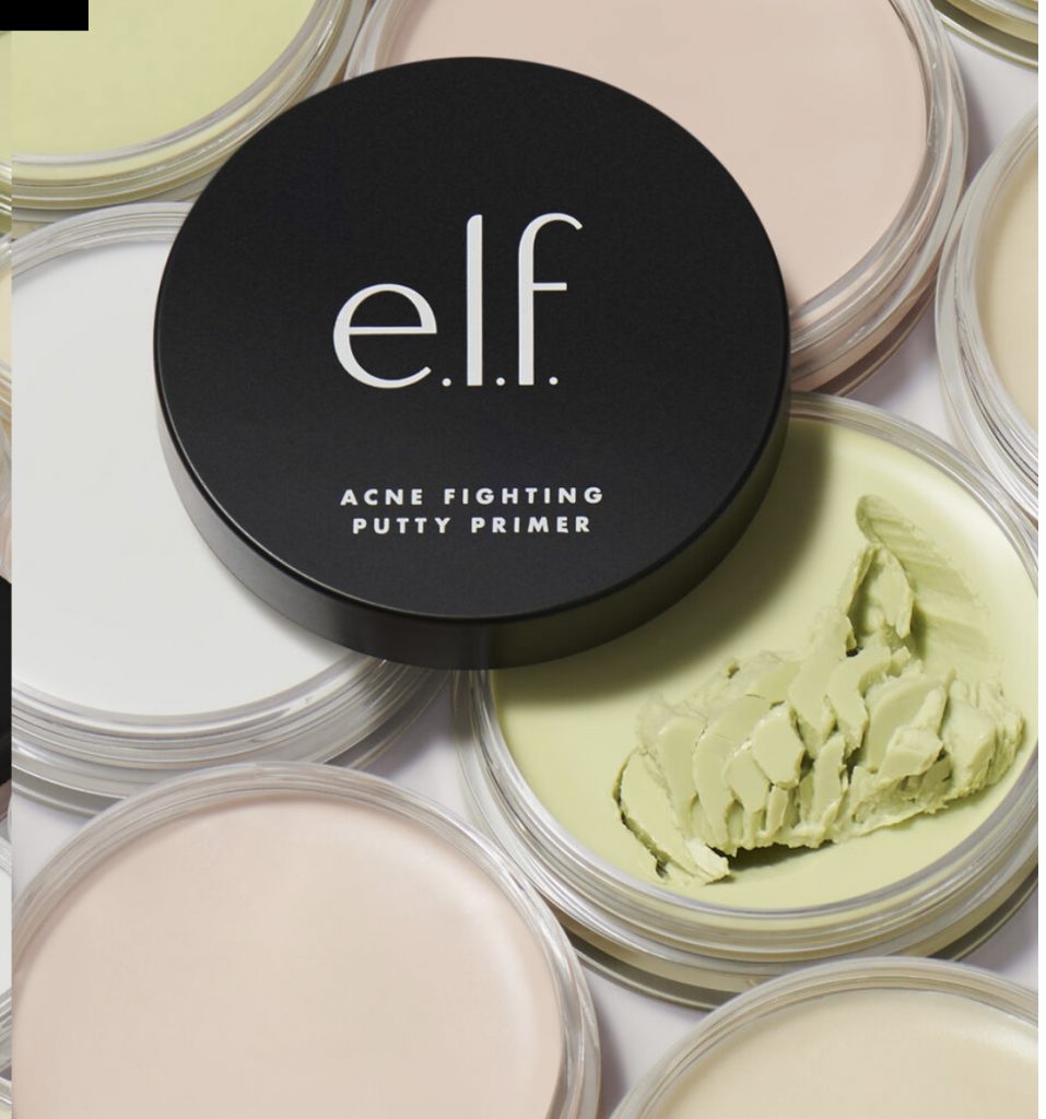 ELF COSMETIC Acne Fighting Putty Primer 1.8 Salicylic Acid Beauty face