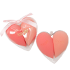DÚO DE ESPONJAS CORAZÓN CON CASE - TRENDY