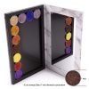 Allwon Paleta magnética de mármol vacío paleta de maquillaje con espejo para sombra de ojos lápiz labial Blush polvo (blanco) - Imagen 5