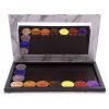 Allwon Paleta magnética de mármol vacío paleta de maquillaje con espejo para sombra de ojos lápiz labial Blush polvo (blanco) - Imagen 7
