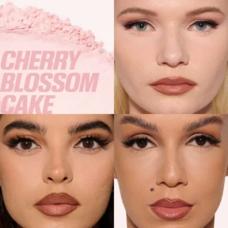 HUDA BEAUTY Easy Bake Loose Baking & Setting Powder 20gr - Cherry Blossom - sheer soft pink. brighten and disguise under-eye darkness