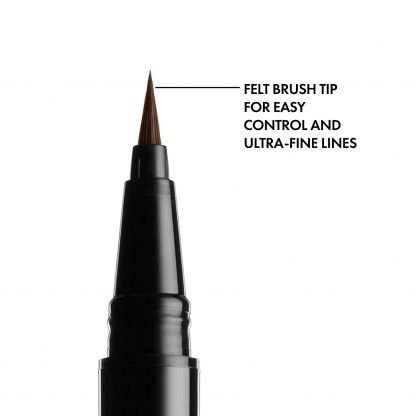 NYX Professional Makeup Epic Ink Vegan Waterproof Liquid Eyeliner, Brown - Imagen 3