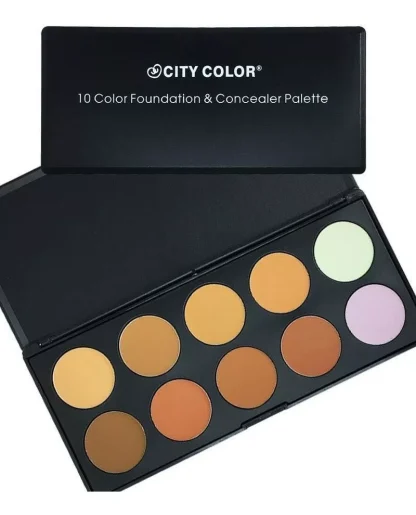 City Color 10 Color Foundation & Concealer Palettes