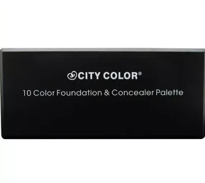 City Color 10 Color Foundation & Concealer Palettes - Imagen 2