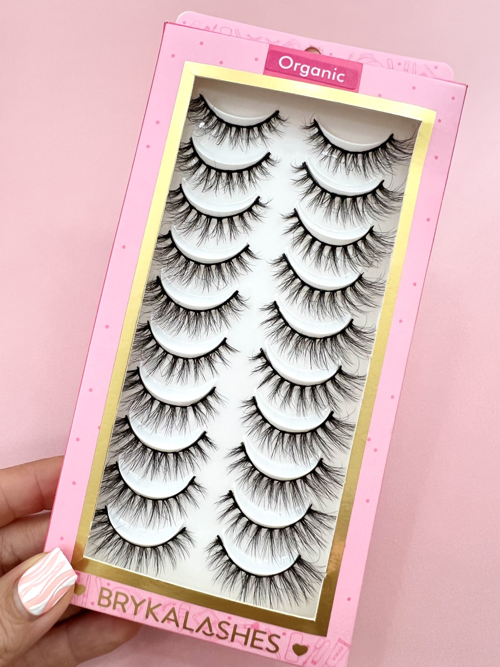 BRYKA MAKEUP 5d Organic x 10 pares