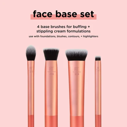 Real Techniques Face Base Makeup Brush Set - Imagen 3