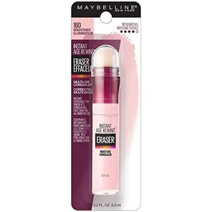 Maybelline - Corrector para el tratamiento de las ojeras Instant Age Rewind multiusos, 160 - Imagen 4