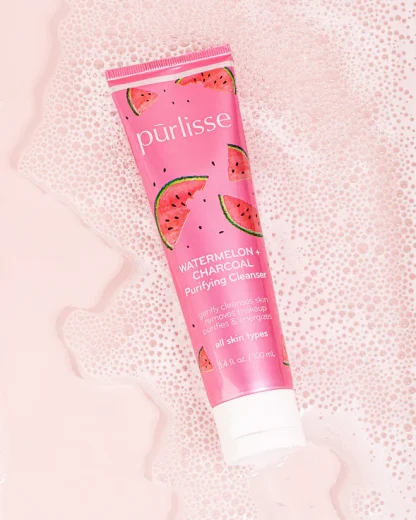 Purlisse Pink Charcoal + Watermelon Purifying Cleansing Milk - Imagen 3