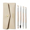 SHEGLAM GLAM 101 EYE ESSENTIALS BRUSH SET WITH BAG