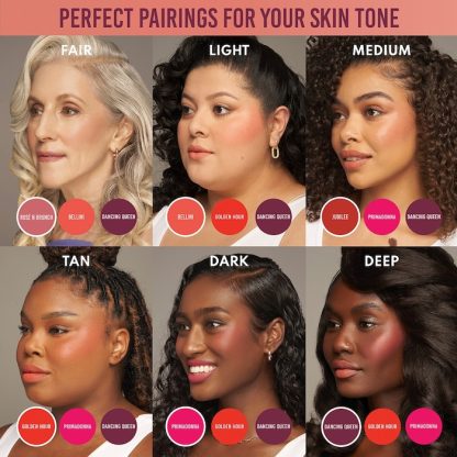 Danessa Myricks Beauty Yummy Skin Blurring Balm Powder Flushed - Matte Color for Cheek & Lip - Imagen 4