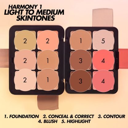 Make Up For Ever HD Skin All In One Palette Harmony 1 - Imagen 7