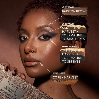 Danessa Myricks Beauty Groundwork: Defining Neutrals - Palette For Eyes, Brows, Face & Lips - Imagen 8