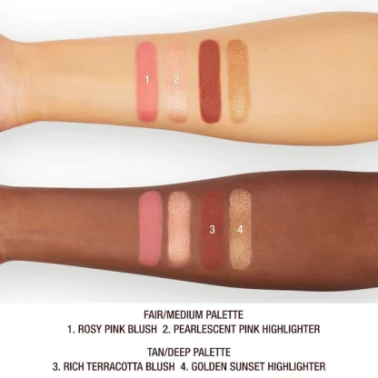 Charlotte Tilbury Mini Hollywood Blush & Glow Palette - Imagen 3