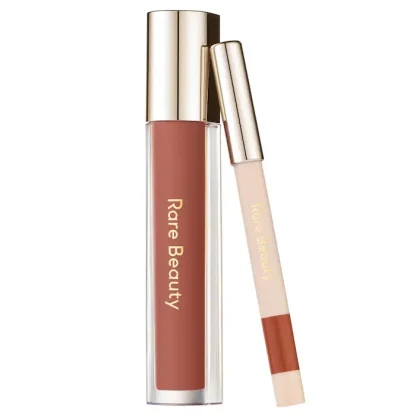 Rare Beauty by Selena Gomez Nice & Neutral Lip Gloss and Liner Duo - Imagen 2