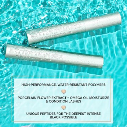 Too Faced Better Than Sex Volumizing & Lengthening Waterproof Mascara - Imagen 2