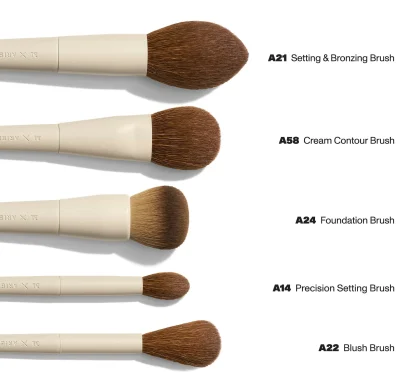 Morphe X Ariel Signature Face 5-Piece Face Brush Set - Imagen 5