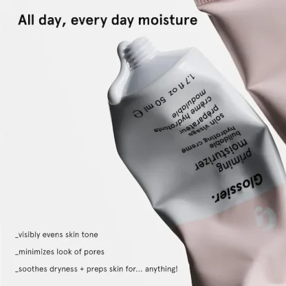 Glossier Priming Moisturizer Lightweight Buildable Face Cream 15ml - Imagen 4