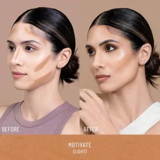 LYS Beauty No Limits Cream Bronzer and Contour Stick - Motivate - warm golden undertone, natural finish for light skin tones