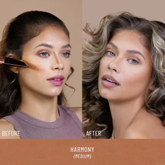 LYS Beauty No Limits Cream Bronzer and Contour Stick - Harmony - warm golden undertone, natural finish for medium skin tones