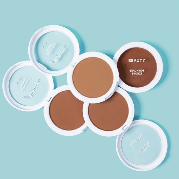 JAZMIN BEAUTT Beachside Bronzer - Pressed Bronzing Powder MEDIUM - Imagen 3