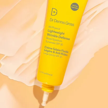 Dr. Dennis Gross Skincare All-Physical Lightweight Wrinkle Defense Broad Spectrum Sunscreen SPF 30  -- 30ML - Imagen 2