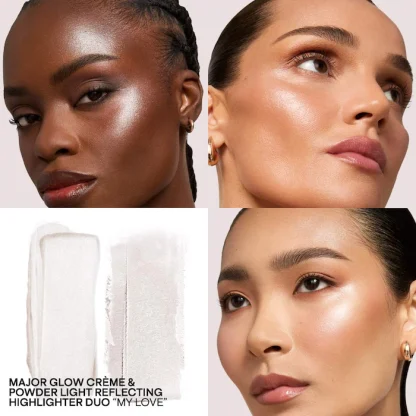 PATRICK TA Major Glow Crème & Powder Light Reflecting Translucent Highlighter Duo - Imagen 11