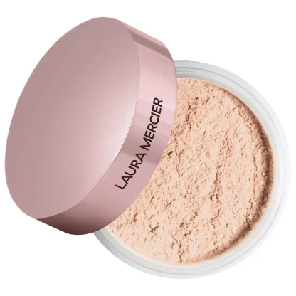Laura Mercier Translucent Loose Setting Powder – Pink Tone-Up for Brightening