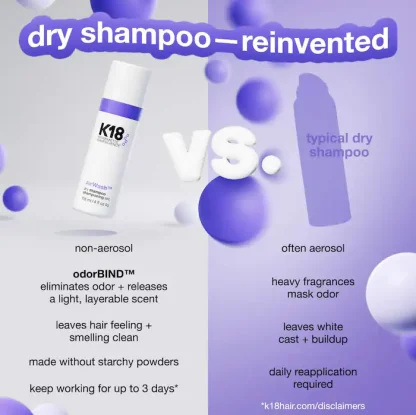 K18 Biomimetic Hairscience AirWash™ Dry Shampoo - Imagen 2