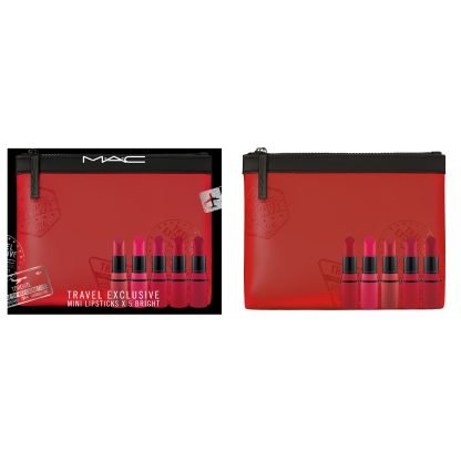 M.A.C. Travel Exclusive Mini Lipsticks X 5 – Bright - Imagen 6