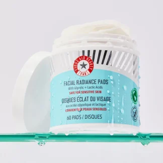 First Aid Beauty Facial Radiance Pads with Glycolic + Lactic Acids   60 Pads / pack