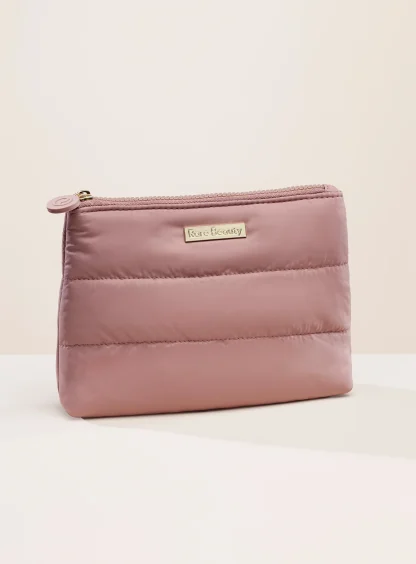 RARE BEUATY Find Comfort Puffy Makeup Bag - Mauve