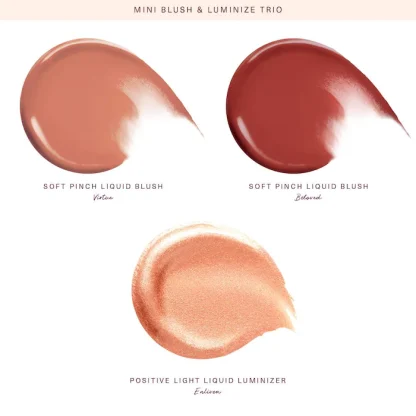 Rare Beauty by Selena Gomez Mini Blush and Luminize Trio - Imagen 3
