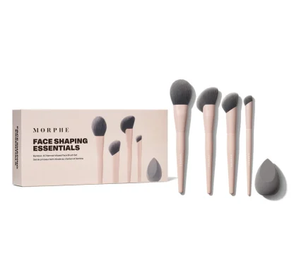 Morphe Face Shaping Essentials Bamboo & Charcoal-Infused Face Brush Set