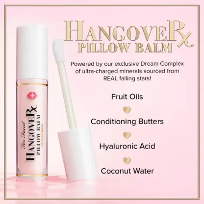 Too Faced Hangover Pillow Balm Ultra Hydrating Lip Balm - Imagen 5
