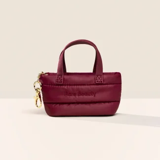RARE BEAUTY Mini Puffy Tote Keychain - Merlot