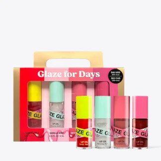 iNNBEAUTY PROJECT Glaze For Days 4-Piece Lip Oil Set